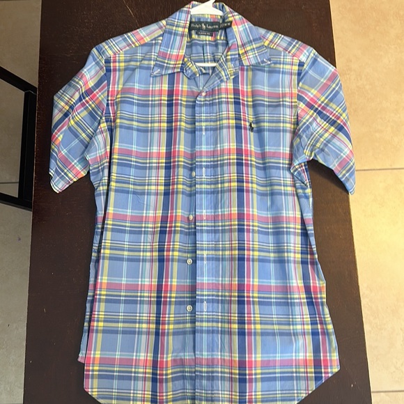 Button Down Dress Shirt - Short Sleeve - Picture 5 of 6